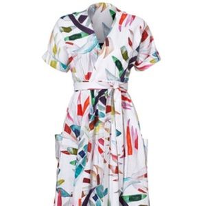 Mara Hoffman Floral Wrap Dress
